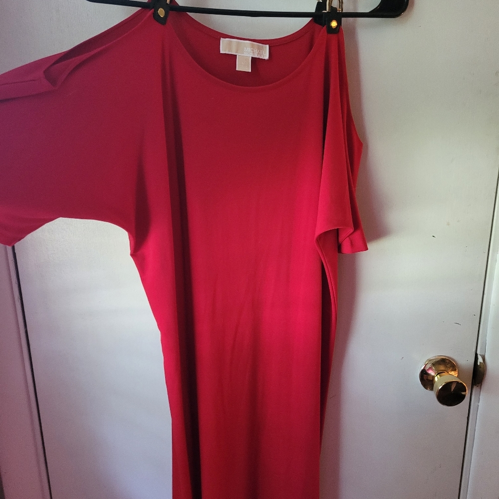Michael Kors cold shoulder dress